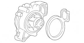 Помпа водяная Chevrolet Equinox 10-17 2,4