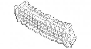 Каркас решетки радиатора grill Audi Q7 16-19