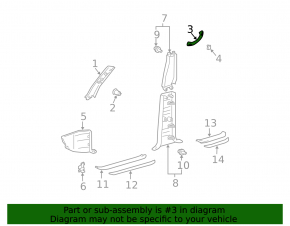 Ручка потолка левая Lexus GX470 03-09
