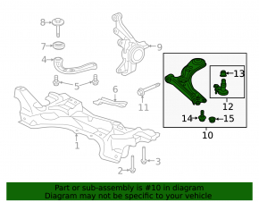 Рычаг нижний передний правый Honda HR-V 16-22