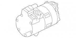 Компрессор кондиционера BMW 3 G20 21-26 plug-in
