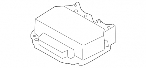 Модуль srs airbag компьютер подушек безопасности Hyundai Sonata 11-15