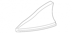 Antena aripă Kia Forte 4d 14-16 pre-restilizare