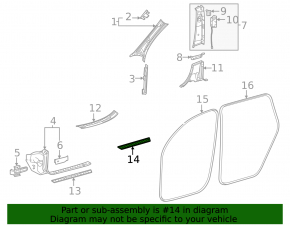 Накладка порога наружная задняя левая Mercedes W167 GLE 350 450 20-26 хром с подсветкой, царапины, контакт с водой, рабочая