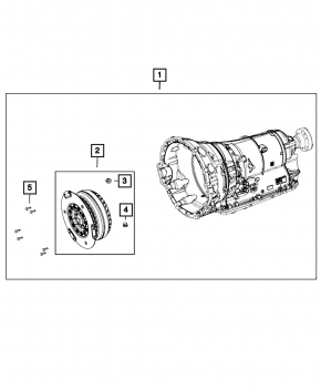 АКПП в сборе Jeep Grand Cherokee WL 23-26 3.6 DFW 8HP50 AWD