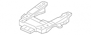 Кронштейн решетки радиатора grill Honda CRV 15-16