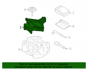 Домкрат Ford Fusion mk5 13-17 тип 1