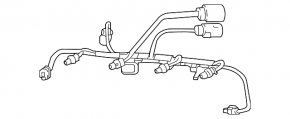 Проводка топливных форсунок Audi A4 B9 17-20 2.0Т