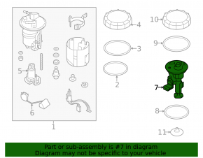 Датчик уровня топлива Subaru Outback 20-23