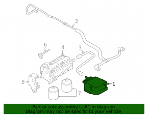 Motorul sistemului de parfumare Audi E-Tron 19-23