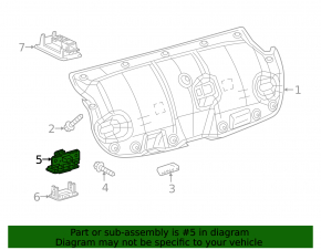Кнопка открытия крышки багажника Lexus ES250 ES300h ES350 19-26