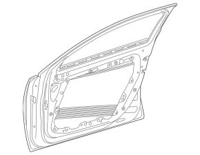Дверь голая передняя левая Mercedes A-class V177 19-22