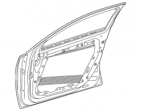 Дверь в сборе передняя левая Mercedes A-class V177 19-22