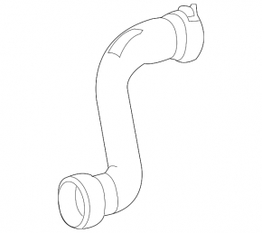 Патрубок системы охлаждения Mercedes C-class W205 300 19-21