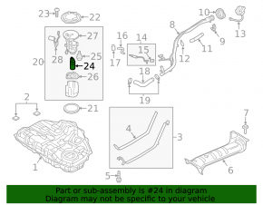 Топливный насос бензонасос Mazda 6 14-17 2.0 2.5 слом фишка