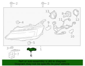 Кронштейн фары нижний внешний правый Chevrolet Impala 14-20