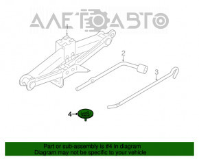 Крепление запасного колеса Mitsubishi Outlander Sport ASX 10-23
