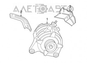 Генератор Dodge Journey 11-19 3.6