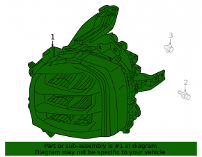 Фара передняя левая Mitsubishi Outlander 22-26 LED