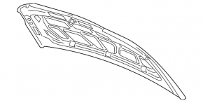 Капот голый Chevrolet Sonic 12-16