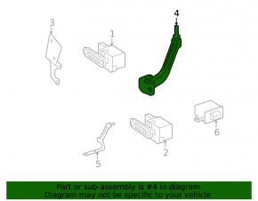 Тяга датчика наклона кузова Mercedes X164 GL W164 ML