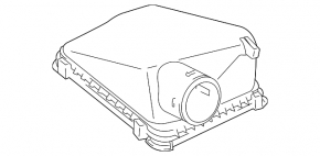 Capacul superior al filtrului de aer pentru Toyota Sequoia Tundra 08-16 4.6 5.7, nou, original