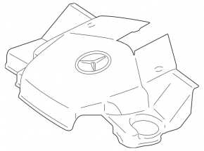 Накладка двигателя Mercedes W164 ML350 W251 R350