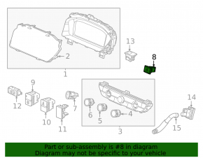 Кнопка аварийки Honda CRV 23-26