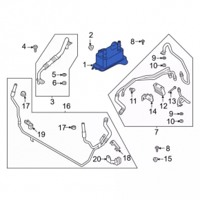 Охладитель масляный АКПП Ford Edge 19-24 2.7T