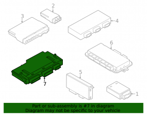 Body Control Module BCM BMW X3 F25 11-17
