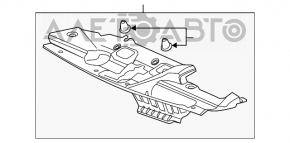 Накладка телевизора Honda Odyssey 11-13 рест