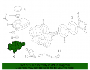 Главный тормозной цилиндр Subaru Outback 23-23