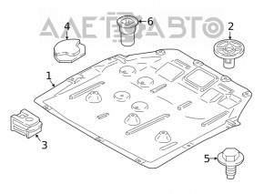 Защита двигателя BMW X1 F48 16-22 B46