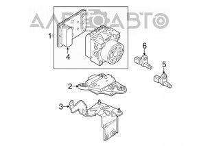 ABS АБС Audi A3 8V 15 4d