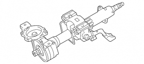 Рулевая колонка с ЭУР Toyota Camry v50 12-14 usa
