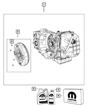 Гидротрансформатор АКПП Dodge Journey 11-20 2.4 FWD