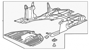Protectie motor Honda Civic XI FE/FL 22- 2.0 nou original