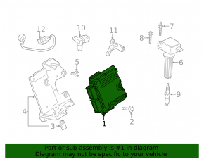 Блок ECU компьютер двигателя Ford Mustang mk6 18-23 2.3T АКПП