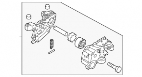 Масляный насос ДВС Mazda 3 12-13 2.0, 2.3, 2.5