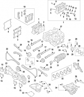 Pompă de ulei motor Subaru Ascent 19-26 2.4