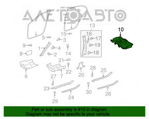 Покрытие пола Mercedes W221
