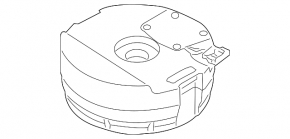 Сабвуфер Audi Q7 4L 10-15