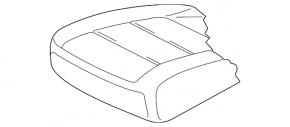 Пассажирское сидение VW Tiguan 09-18 без airbag, механич, ткань черн