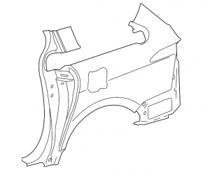 Sfert aripa spate stanga Toyota Sienna 21-25