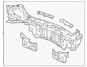 Задняя панель Honda CRV 20-22