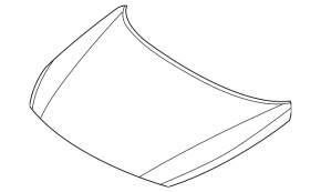 Капот голый Hyundai Sonata 18-19
