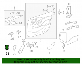 Кнопка открывания крышки багажника салонная Mercedes W213 E 17-23 бежевый корпус под электропривод
