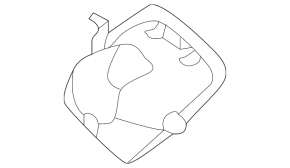 Capăt tobă dreapta pentru Land Rover Range Rover 13-19 cromat