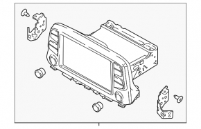 Монитор, дисплей, навигация Hyundai Kona 18-19 1.6, 2.0