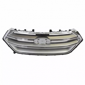 Решетка радиатора grill Ford Edge 15-18 с крепежами под камеру